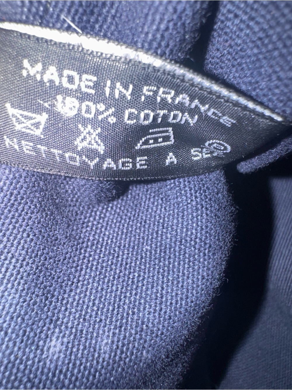 Hermes 💎Black and Navy Canvas small Tote EUC - Picture 6 of 13